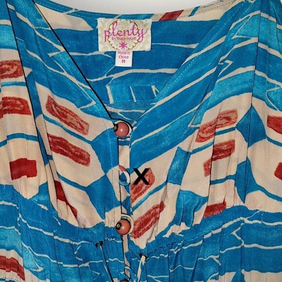 Plenty Tracy Reese Womens Dress Sz M Maxi Swiftie Silk Anthropologie Bohemian - Picture 6 of 15